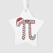 Ornement de maths de Noël pi (devant)