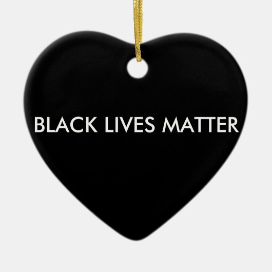 Ornement de matière de vie noire, BLM (Devant)