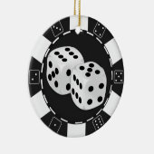 Ornement de matrices de jeton de poker (Droite)