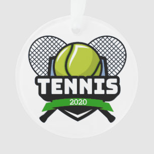Ornement de médaille de tennis