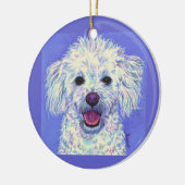 Ornement de mélange de caniche (Gauche)