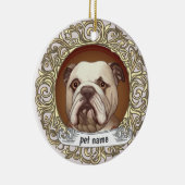 ornement de mémoire affectueuse de Bouledogue (Droite)