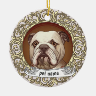 ornement de mémoire affectueuse de Bouledogue