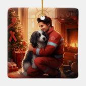 Ornement de mémorial d'animal de compagnie, Cadeau (Dos)