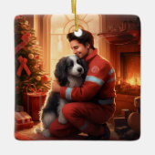 Ornement de mémorial d'animal de compagnie, Cadeau (Devant)