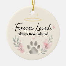 Ornement de mémorial de chien – Personnalisé
