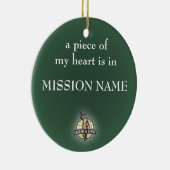 Ornement de missionnaire de LDS. personnalisable (Droite)