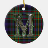 Ornement de monogramme de plaid de MacLellan (Devant)