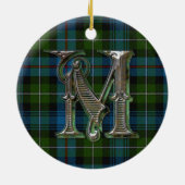 Ornement de monogramme de plaid du Mackenzie (Dos)