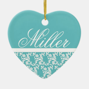 Ornement de monogramme d'oeufs de merles