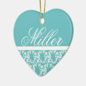 Ornement de monogramme d'oeufs de merles (Gauche)