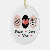 Ornement de MOO d'amour de paix (Droite)