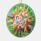 Ornement de mosaïque de Gaudi (Gauche)