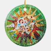 Ornement de mosaïque de Gaudi (Dos)