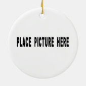 Ornement de mosaïque de Mario avec la photo (Dos)