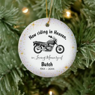 Ornement de moto personnalisé en mémoire