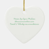 Ornement de Nessie par Lynn Mclean, Nollaig (Dos)