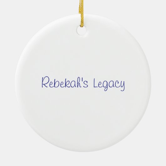 Ornement de Noël (Dos)