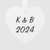 Ornement de Noël (dos)