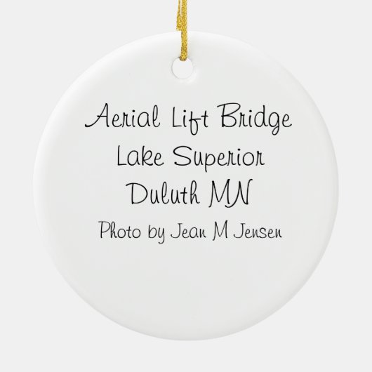 Ornement de Noël (Dos)