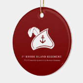 Ornement de Noël — 1er régiment de Rhode Island (Gauche)