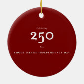 Ornement de Noël — 1er régiment de Rhode Island (Dos)