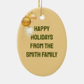 Ornement de Noël 2026 (Dos)