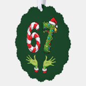 Ornement de Noël « 67 » drôle (Gauche)