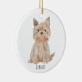 Ornement de Noël à la chienne mignonne (Droite)