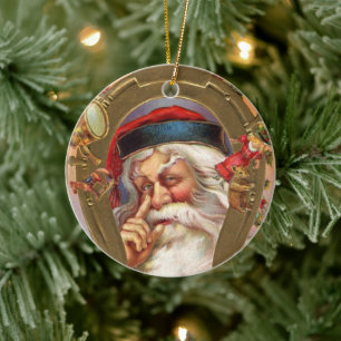 Ornement de Noël à l'ancienne Père Noël