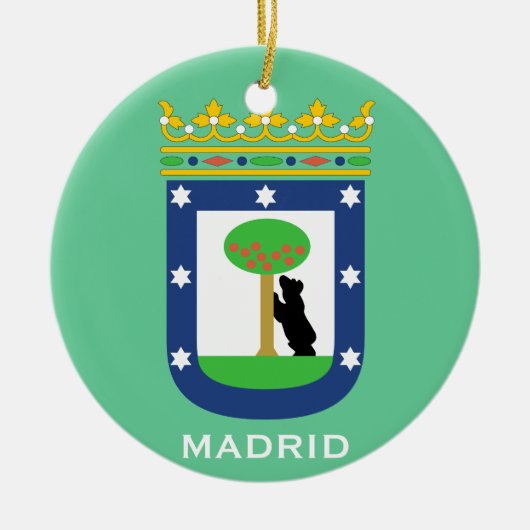 Ornement de Noël à Madrid (Devant)