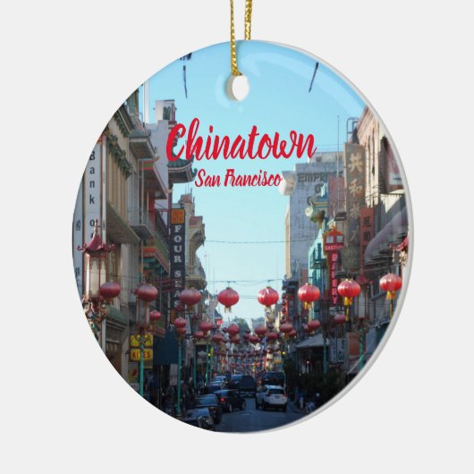 Ornement de Noël à San Francisco (Gauche)