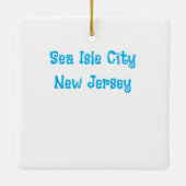 Ornement de Noël à Sea Isle City (Dos)