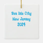 Ornement de Noël à Sea Isle City (Dos)