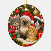 Ornement de Noël Adorable Chaton (Gauche)