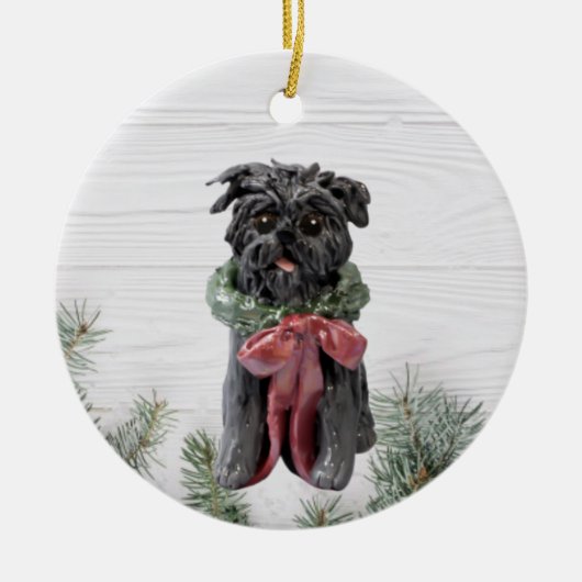 Ornement de Noël Affenpinscher (Devant)