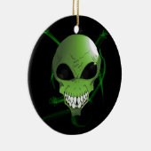 Ornement de Noël alien vert (Droite)