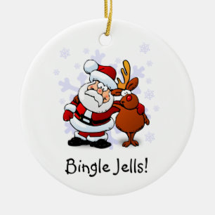 Ornement de Noël amusant Bingle Jells