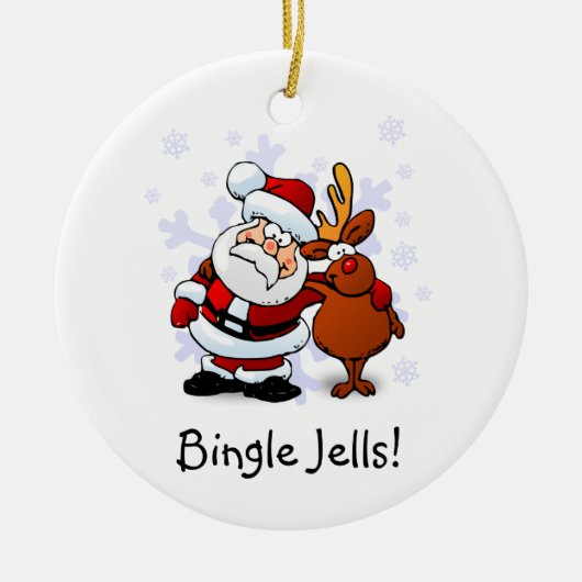 Ornement de Noël amusant Bingle Jells (Devant)