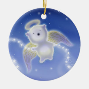 Ornement de Noël Ange Ours Polaire