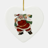 Ornement de Noël au coeur mauve (Dos)