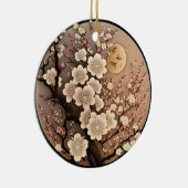 Ornement de Noël avec fleurs et soleil (Droite)