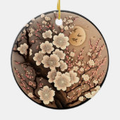 Ornement de Noël avec fleurs et soleil (Dos)