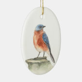 Ornement de Noël avec peinture Robin (Droite)