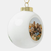 Ornement de Noël avec photo (Gauche)