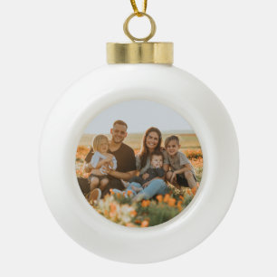Ornement de Noël avec photo