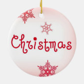 Ornement de Noël avec texte de prière (Dos)