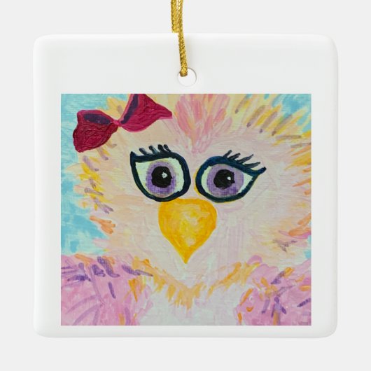 Ornement de Noël avec Tiny Taca minuscule (Devant)