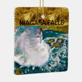 Ornement de Noël avec un airshot d'automne de (Droite)