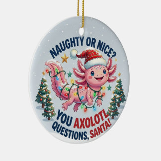 Ornement de Noël Axolotl - Vous avez des Questions